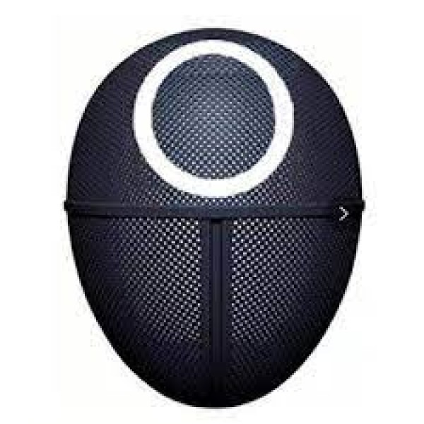 ΜΑΣΚΑ SQUID GAME (ΠΑΙΧΝΙΔΙ ΤΟΥ ΚΑΛΑΜΑΡΙΟΥ) ΜΑΥΡΟ